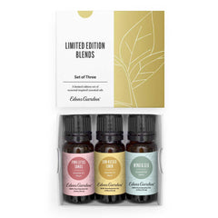 Edens Garden Summer Essential Oils 3 Pack front view with 10 ml bottles