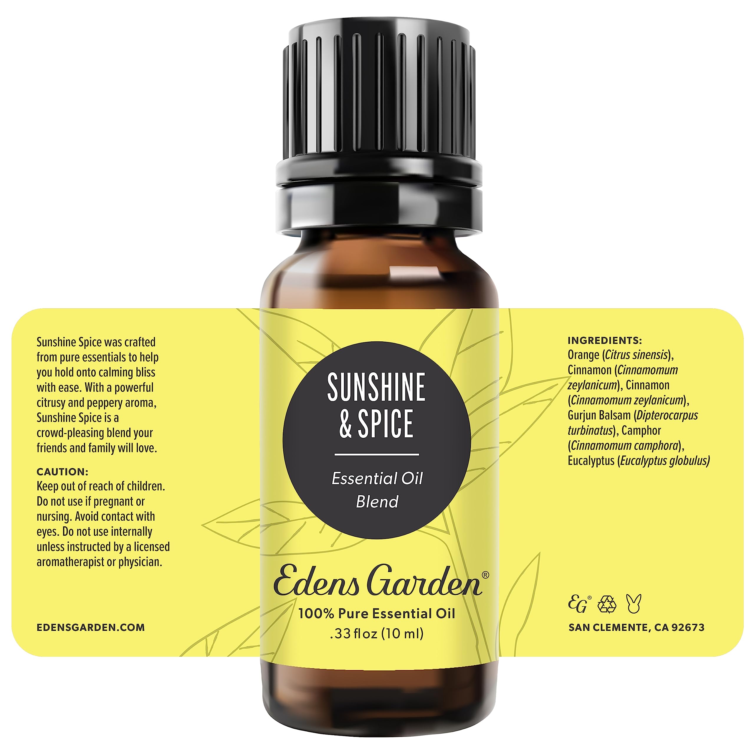 Spa setup with diffuser and candle using Sunshine Spice blend