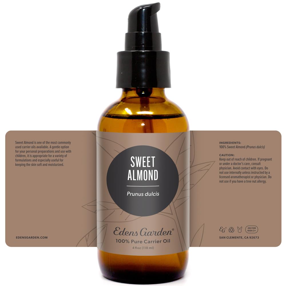 Edens Garden packaging box with Sweet Almond Oil 118 ml