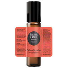 Tangerine Jasmine aromatherapy imagery with citrus and florals