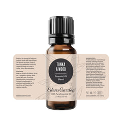 Edens Garden Tonka & Wood product line and packaging