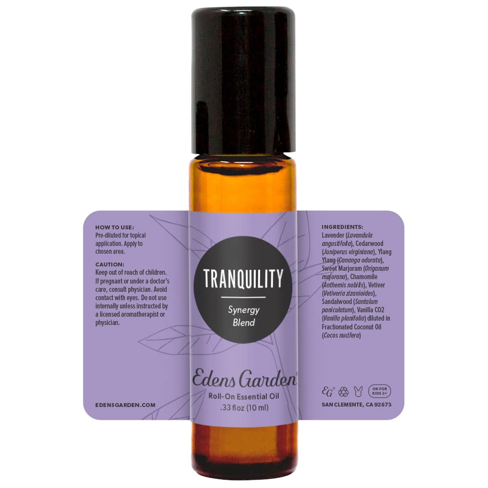 Gift-ready Edens Garden Tranquility Roll-On packaging