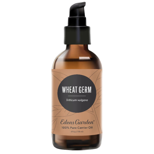 Edens Garden Wheat Germ Carrier Oil bottle with dropper