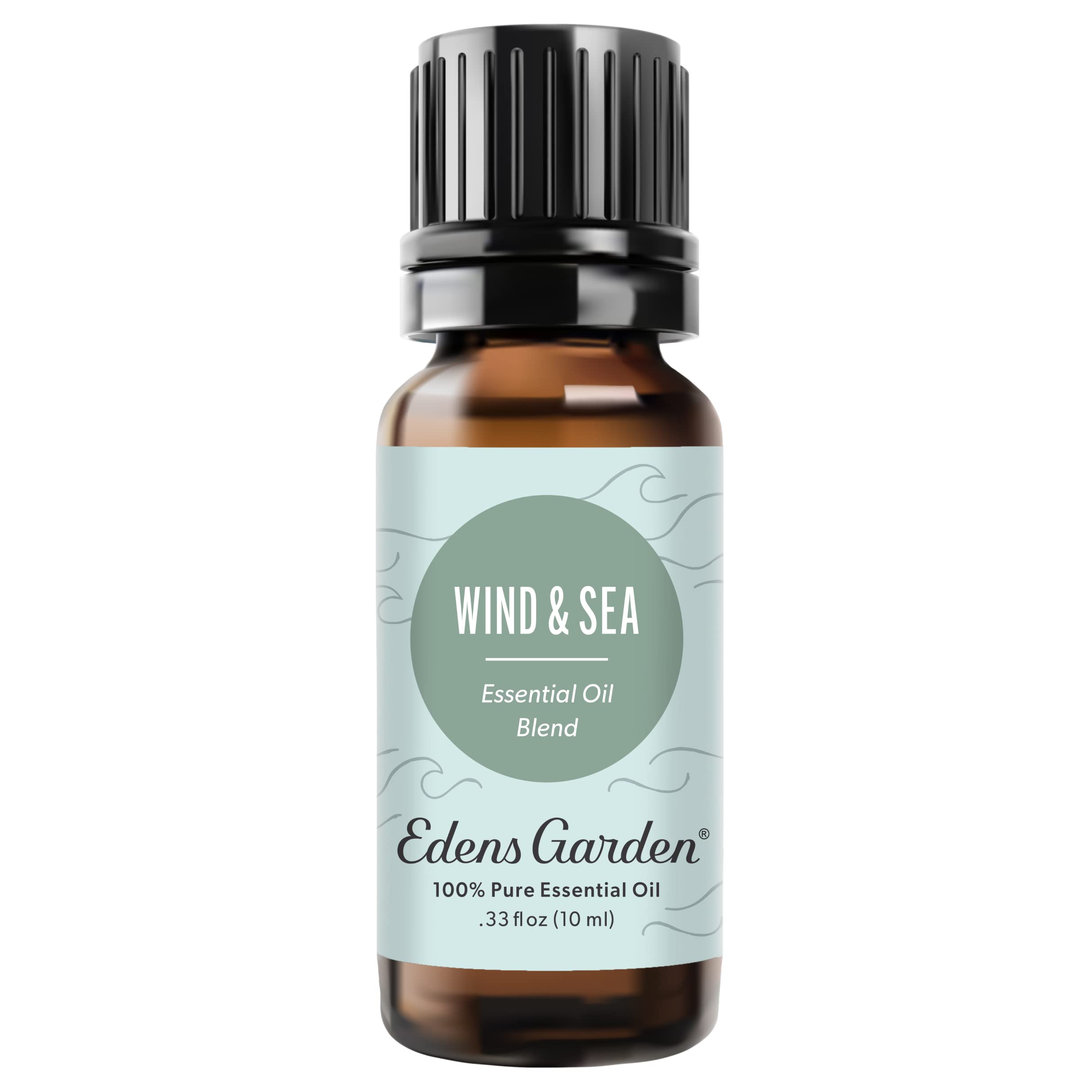 Bottle of Edens Garden Wind & Sea Essential Oil Blend 10 ml