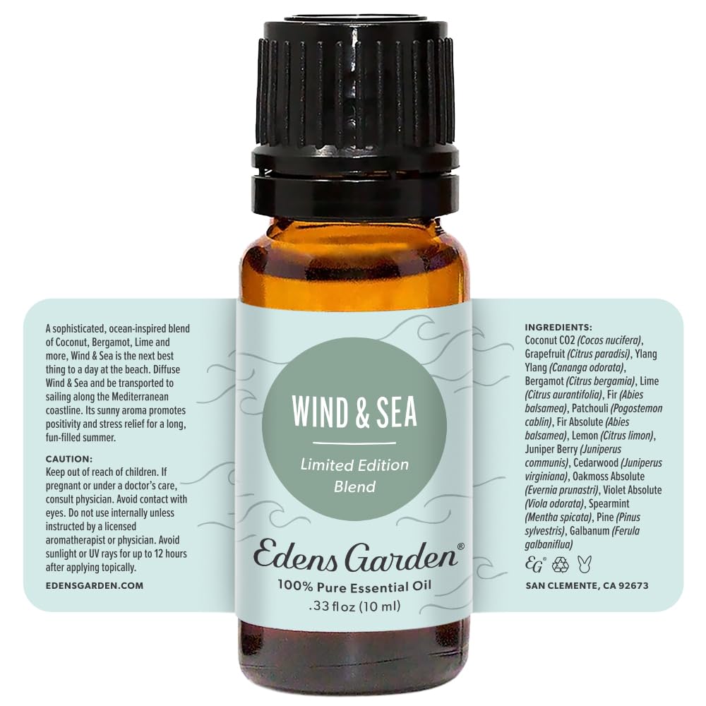 Edens Garden Wind & Sea packaging and branding
