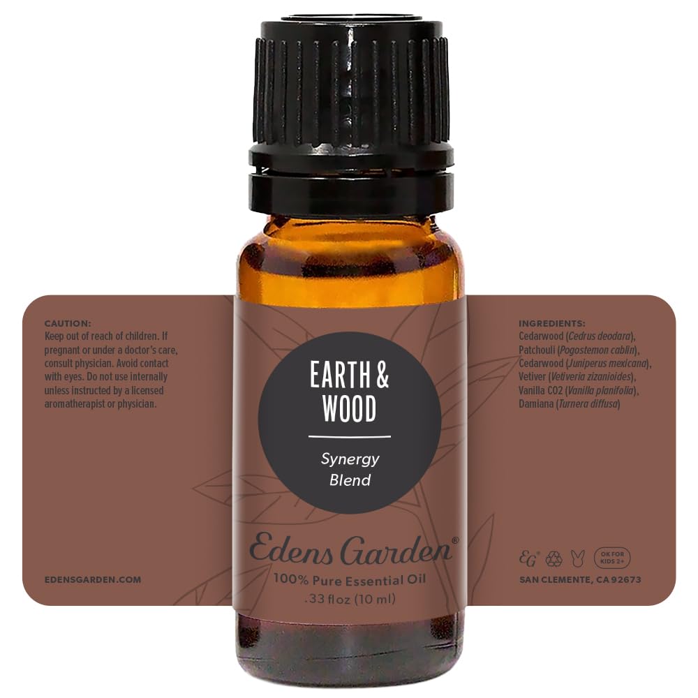 Edens Garden branding for Earth & Wood line