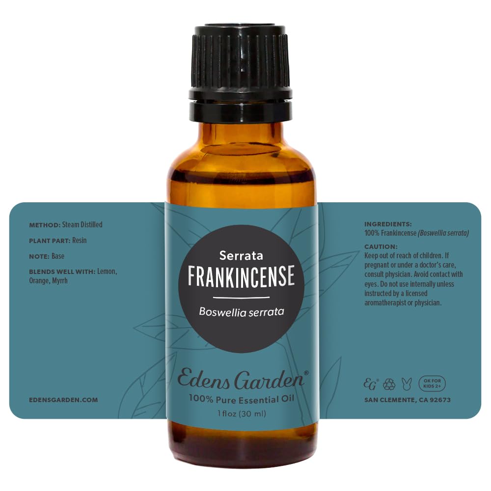Licensed aromatherapist assisting with Frankincense Serrata essential oil