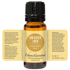 Premium-grade 10 ml Sun-Kissed Linen essential oil from Edens Garden