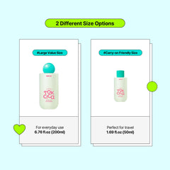 EDIT.B Calming Tok Cica Heartleaf Gel Essence packaging on shelf communicates premium, gentle daily care