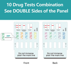 Urine drug test strip test area 1