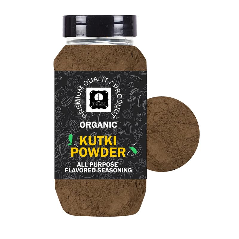 EDZZEL Organic Kutki Powder 2 Oz / 56.70 Gram (Pack Of 1) — jar label and packaging