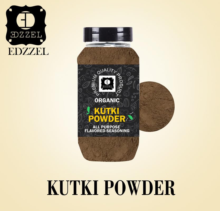 EDZZEL Organic Kutki Powder 2 Oz / 56.70 Gram (Pack Of 1) — packaging with scoop