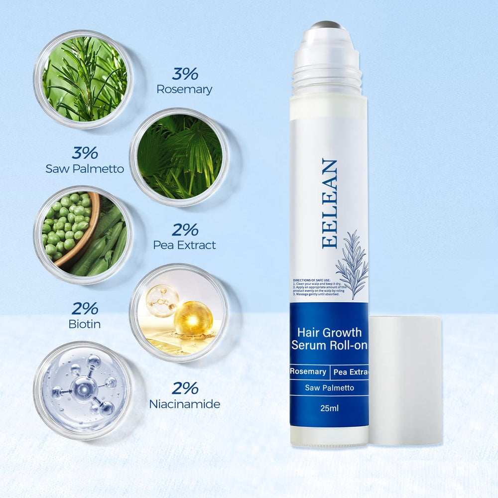 EELEAN travel-size roll-on for on-the-go scalp care