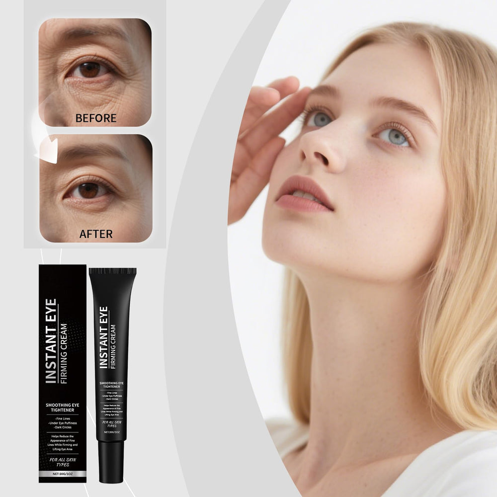 EELHOE Instant Eye Tightener Cream dispense tip shows precise application