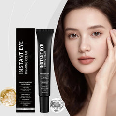 EELHOE Instant Eye Tightener Cream under-eye application demonstrates gentle absorption