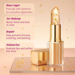 EELHOE PH Lipstick gold foil inside detail adds luxury to everyday lips.