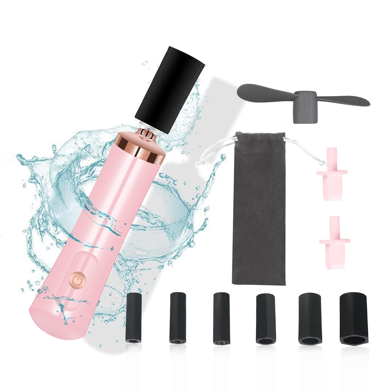 Eenten glue shaker front view, battery-powered, ideal for on-the-go lash work.