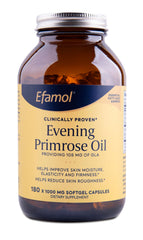Efamol Evening Primrose Oil bottle with label and 11% GLA indication