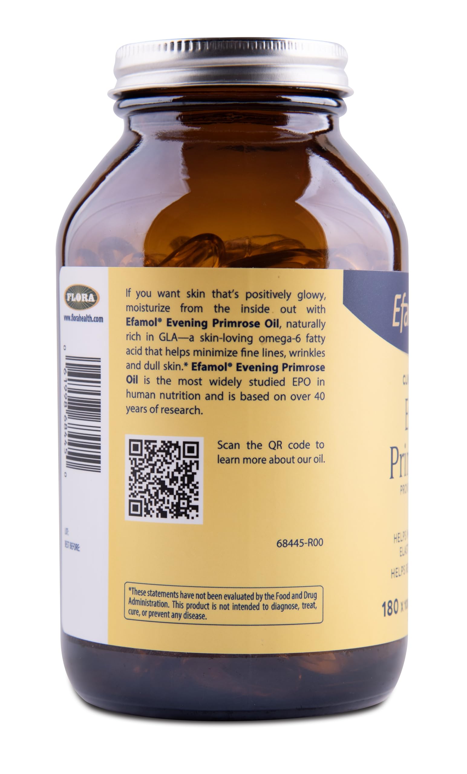 Extraction process preserving natural antioxidants in Efamol EPO