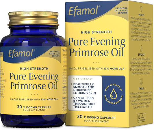 Efamol Evening Primrose Oil bottle 1000mg 30 capsules