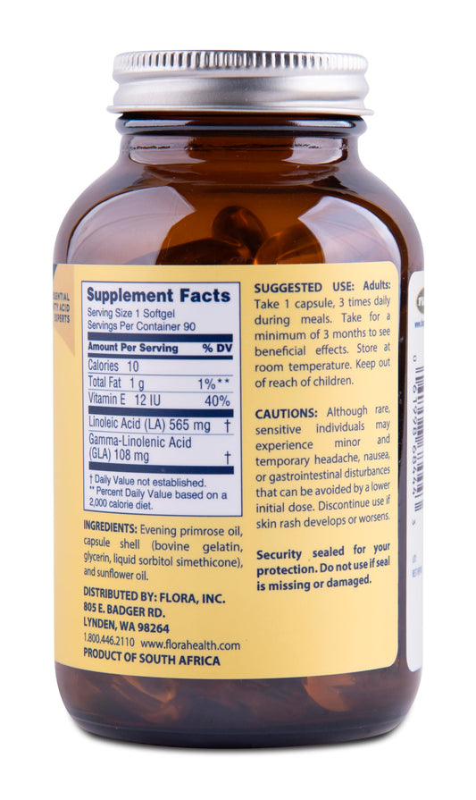 Efamol Evening Primrose Oil box/bottle with label