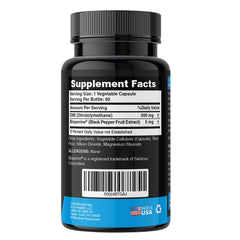 Effective Nutra Dim bottle close-up highlights BioPerine-enhanced absorption.