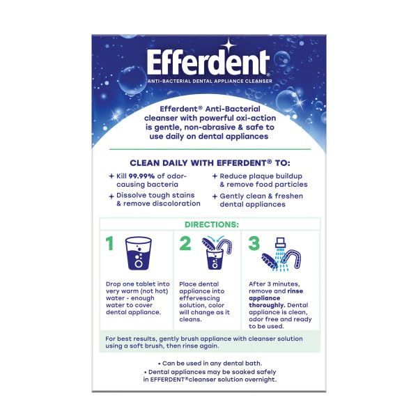 Efferdent 90-count pack7 packaging image