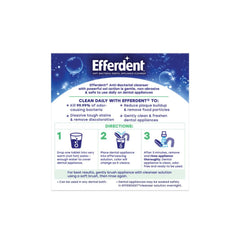 ADA accepted Efferdent denture and retainer cleaner