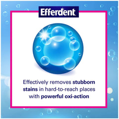 Individually wrapped Efferdent tablets for on the go