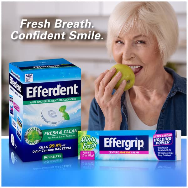 Denture adhesive demonstrating strong holding power against chewing