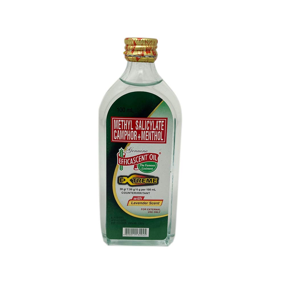 Efficascent Oil Extreme Strength bottle with lavender scent 100ml