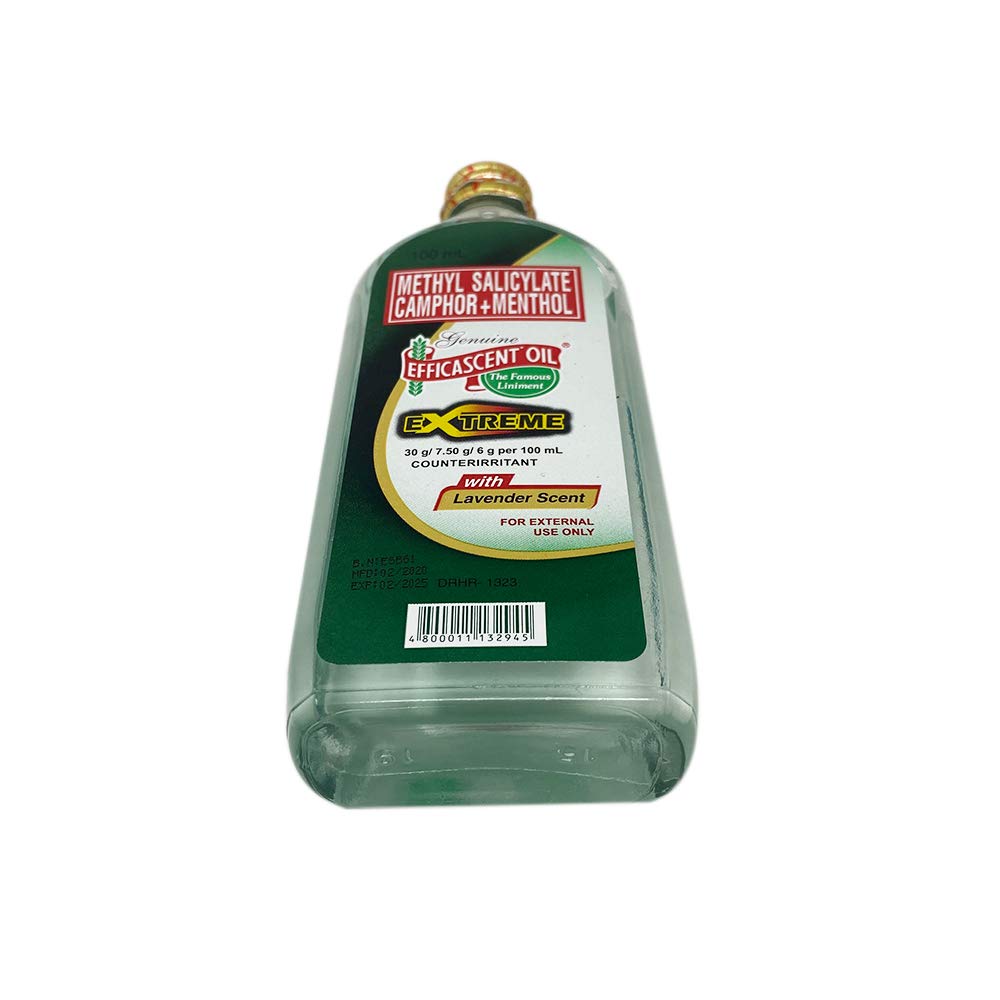 Efficascent Oil lavender scented packaging 100ml