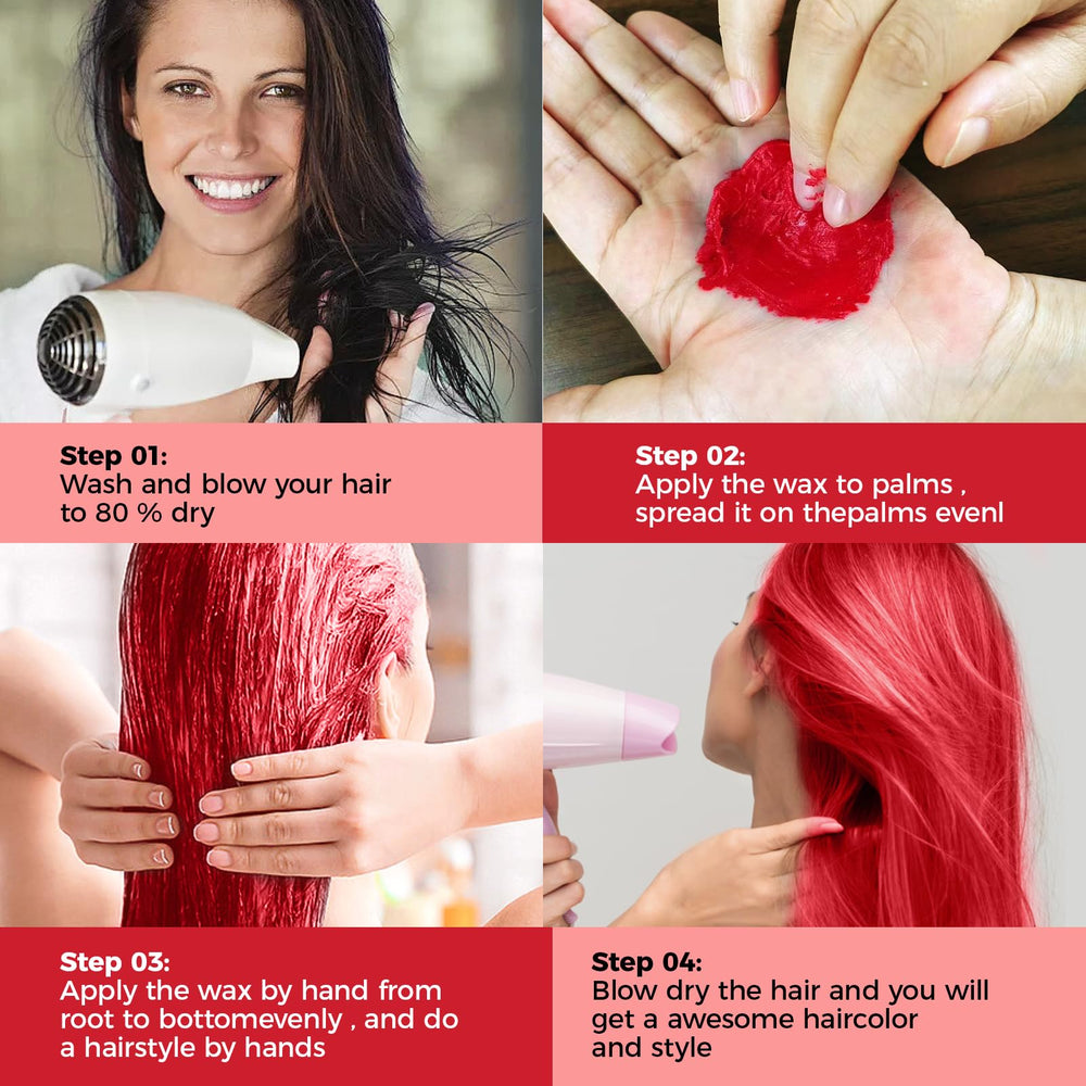 EFLY styling process showing molding and drying for defined look.