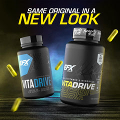 Vita Drive vitamin and mineral content highlights