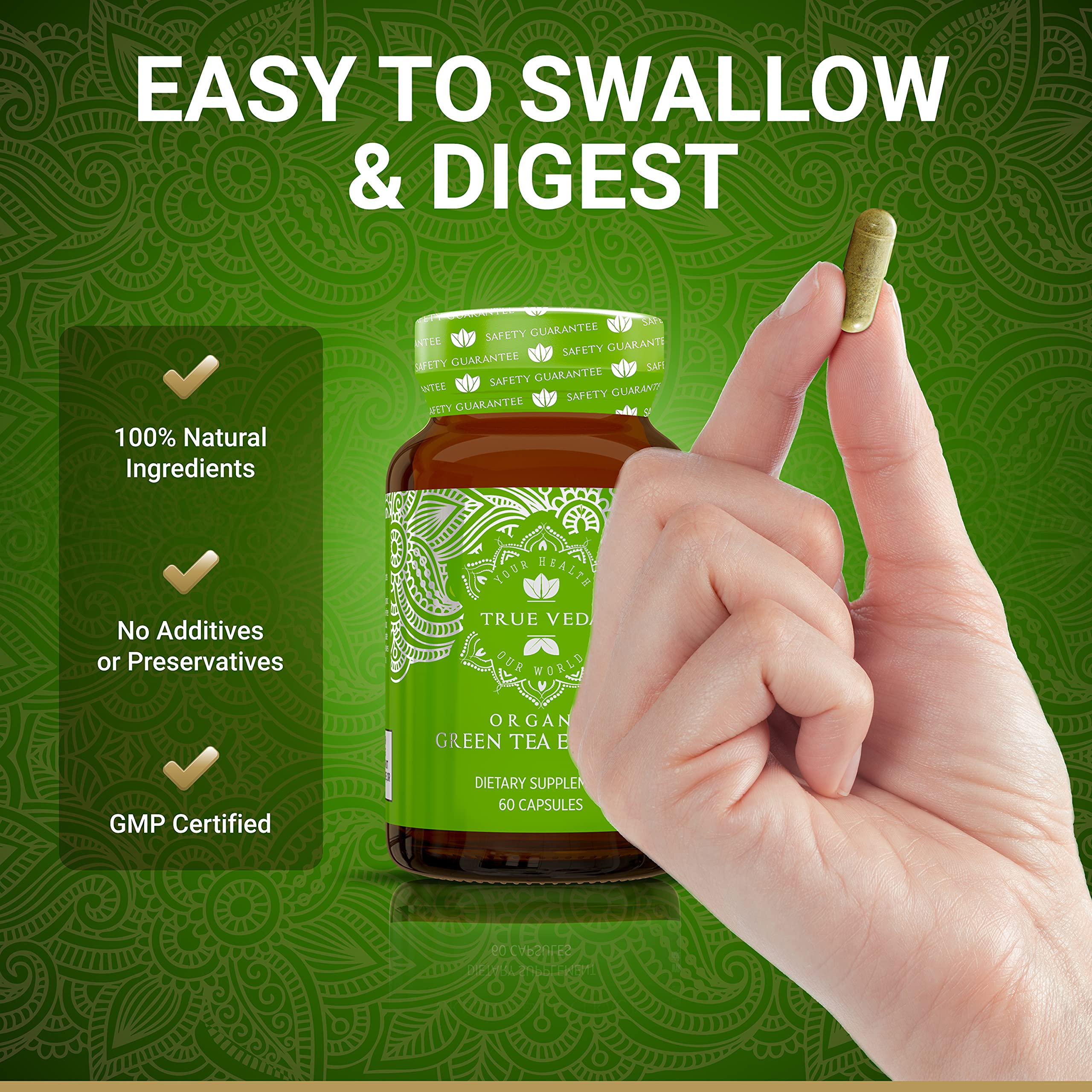 EGCG green tea extract with 50% polyphenols