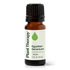 Plant Therapy Egyptian Geranium Essential Oil bottle 10 mL with label