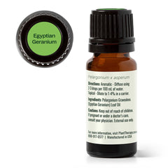 Aromatherapy diffuser with geranium oil and soothing setup