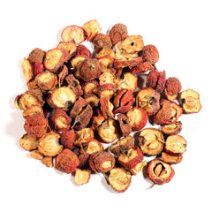 Brewing Hawthorn Berry tea with steam