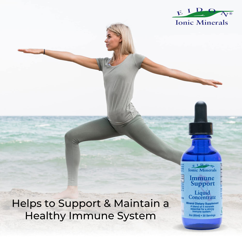 Crystal bottle illustration of Eidon Immune Support Liquid Concentrate