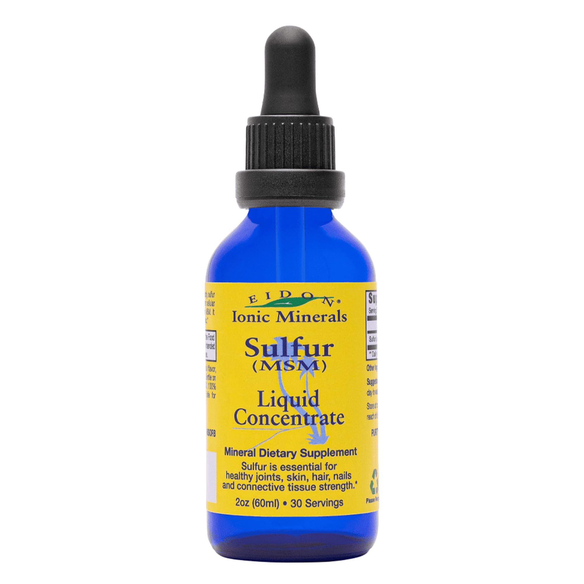 Eidon Ionic Minerals Liquid Sulfur Drops 2oz bottle