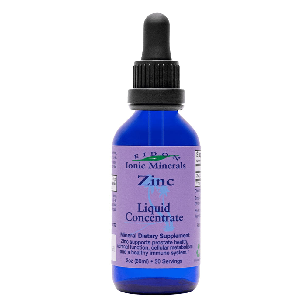 Eidon Ionic Minerals Liquid Zinc Concentrate bottle (2 oz) – hero image