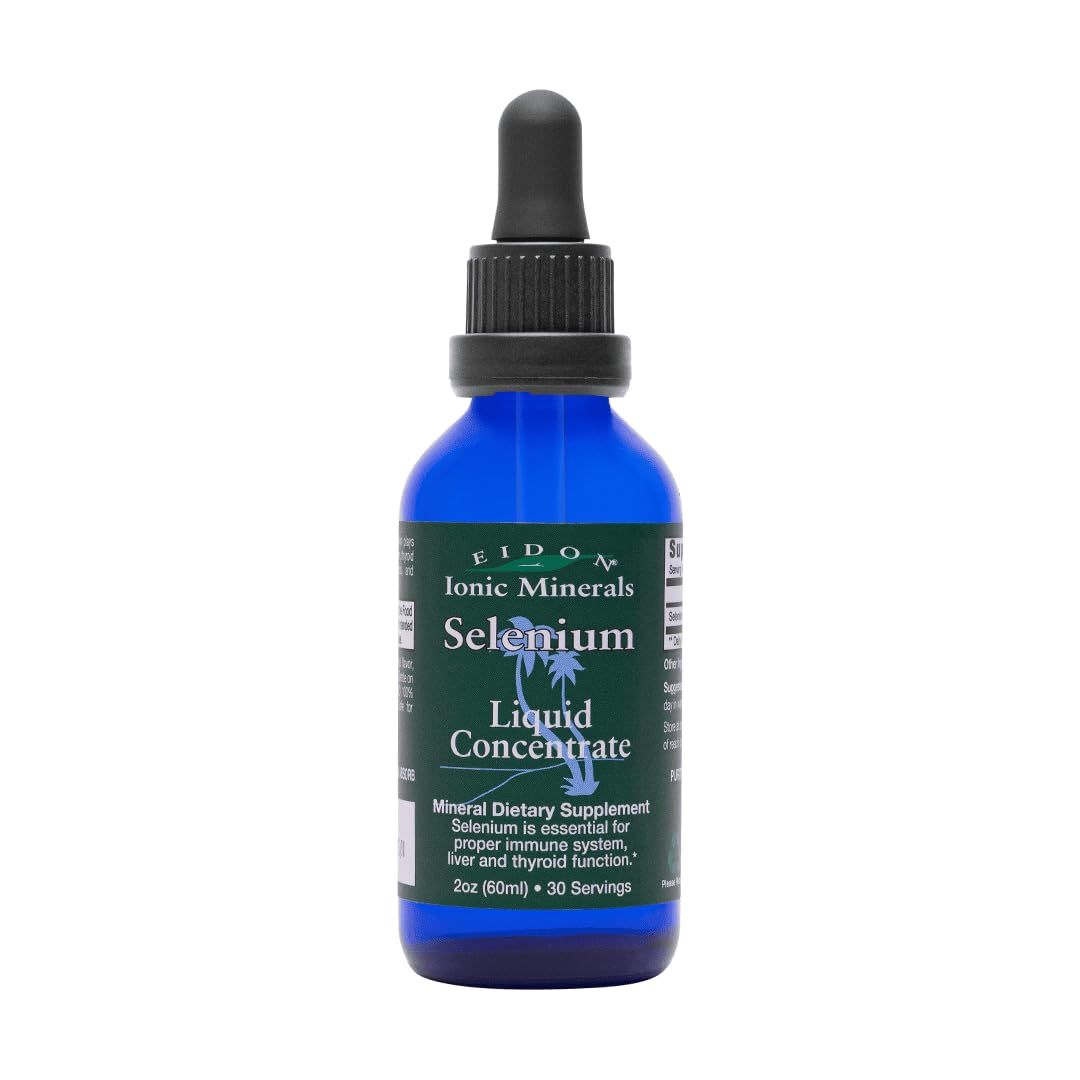 Bottle of Eidon Ionic Minerals Selenium Drops 2 oz