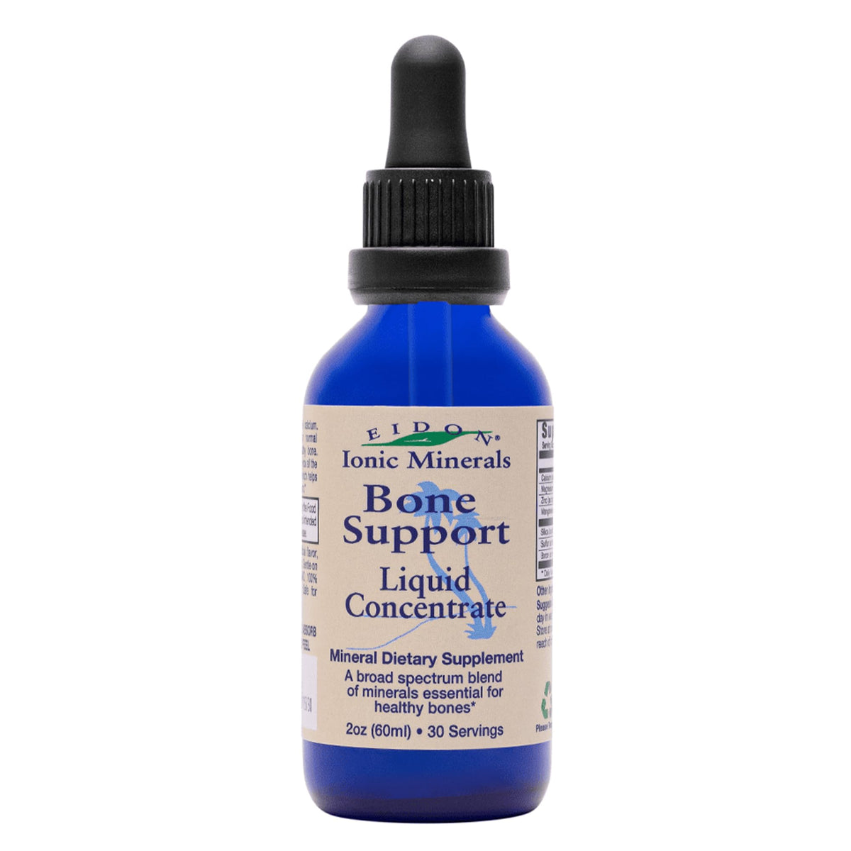Front view of Eidon Mineral Wellness Liquid supplement bottle