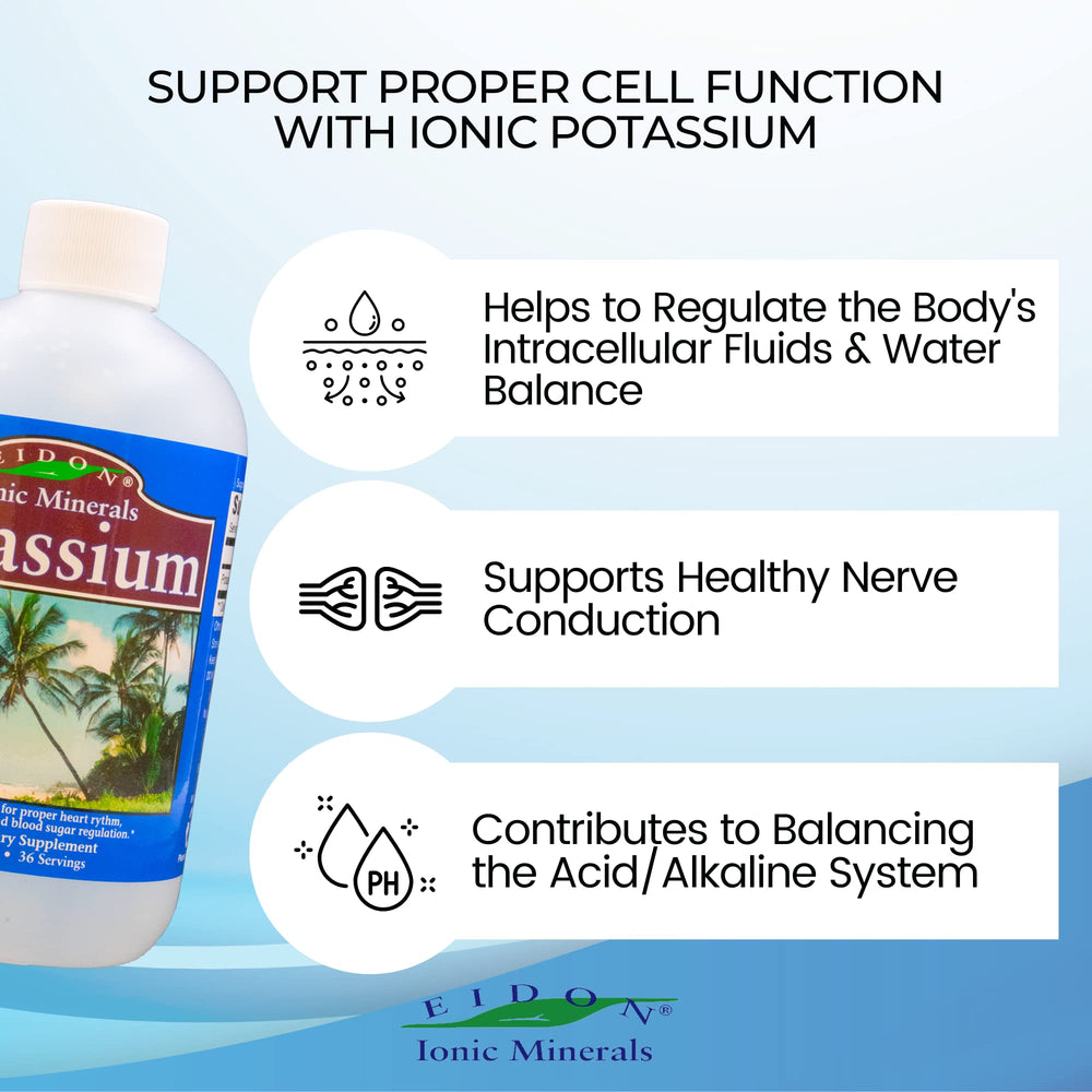 All-natural ingredients and no preservatives statement for Eidon Potassium