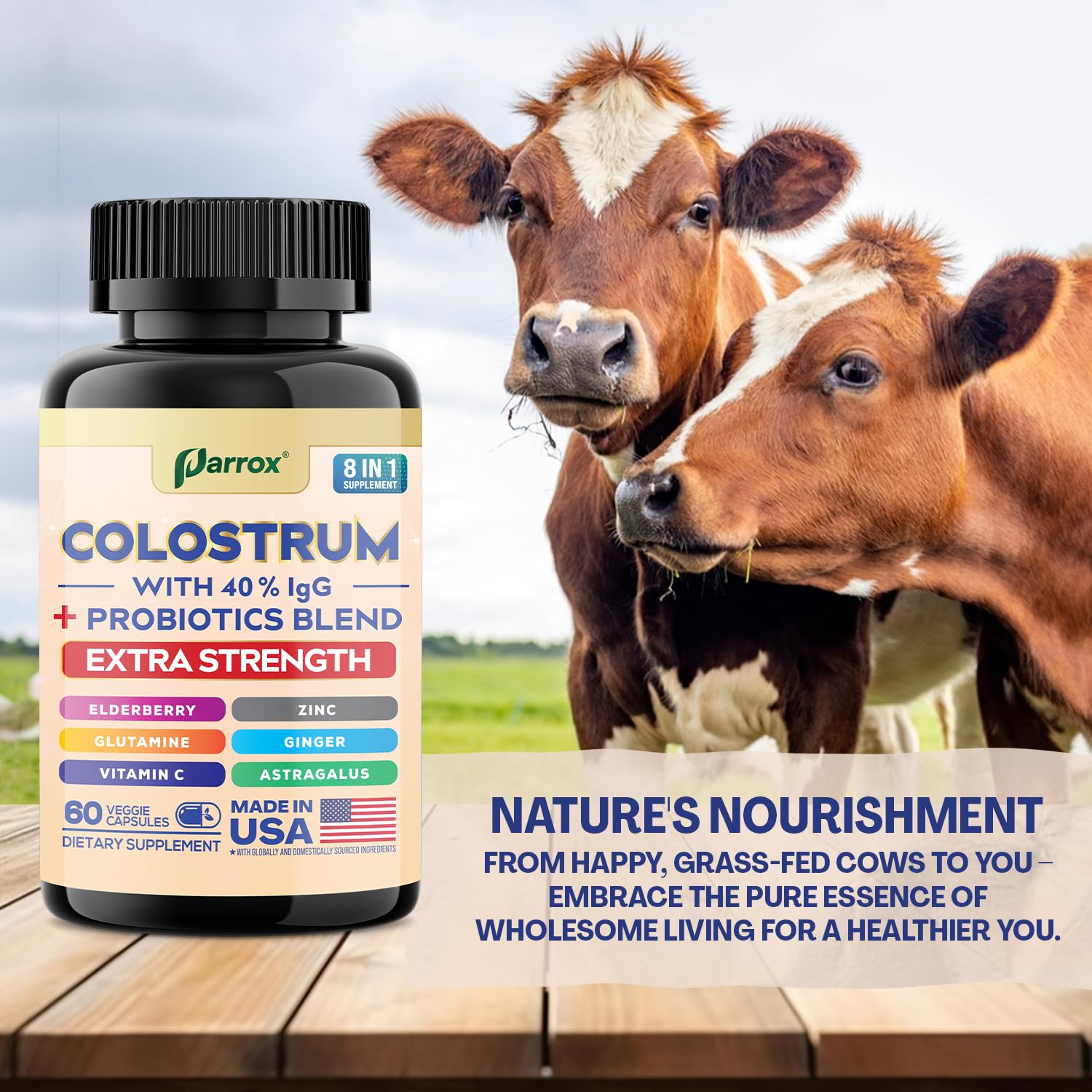 All-in-1 eight-in-one bovine boost packaging