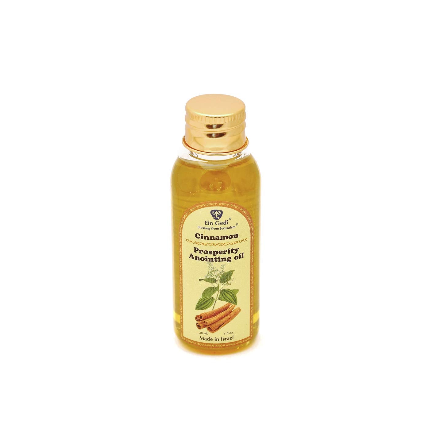 Ein Gedi Anointing Oil 30 ml bottle from Jerusalem Cinnamon