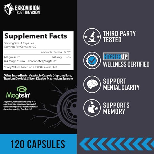 Close-up of easy-to-swallow Magtein capsules