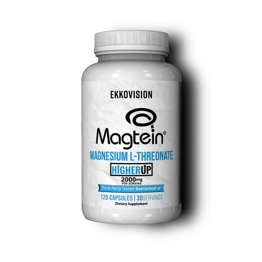 Bottle of Ekkovision Magtein Magnesium L-Threonate with 120 capsules
