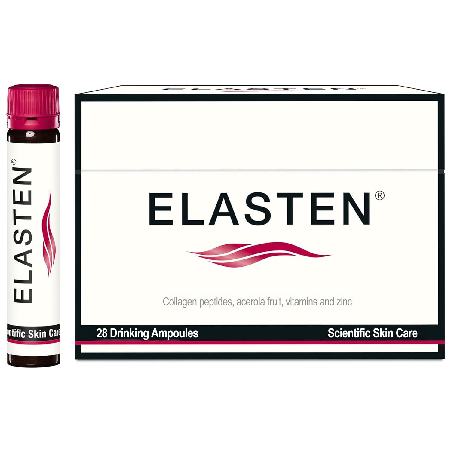 ELASTEN liquid collagen ampoules bottle close-up