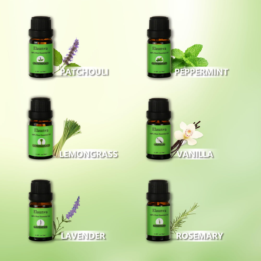 Peppermint essential oil bottle - Elaunva Set